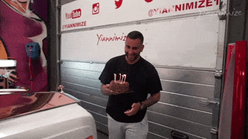 happy birthday thumbs up GIF by Yiannimize