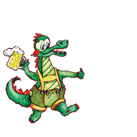 Tatzlwurm-Herbstfest bier drache rosenheim herbstfest Sticker