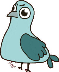 _thamirissoares no bird not nao Sticker