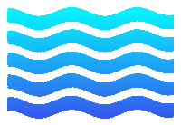 Wherever You Sleep Blue Wave Sticker by Bay Ledges