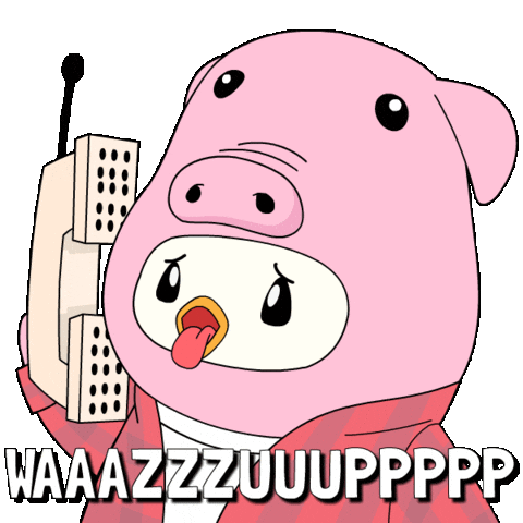 Whats Up Hello Sticker by Pudgy Penguins