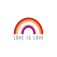 Love Is Love Pride Sticker by The Trevor Project México