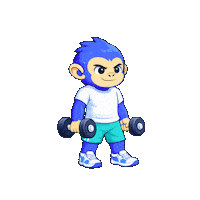 Workout Gym Sticker by MonkeyFit