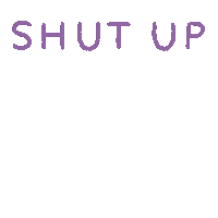 British Shut Up Sticker