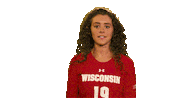 Wisconsin Volleyball Whatever Sticker by Wisconsin Badgers