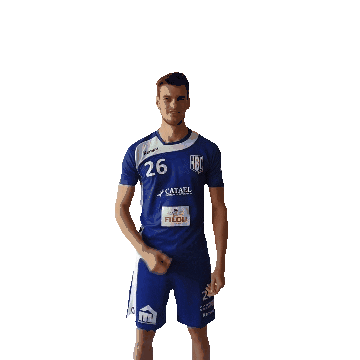 HandbalclubIzegem giphyupload handball bluewhitedynamite handbalclubizegem Sticker