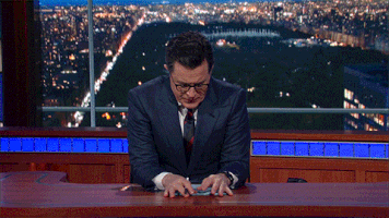 stephen colbert GIF by The Late Show With Stephen Colbert