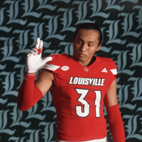 University Of Louisville Football GIF by Louisville Cardinals