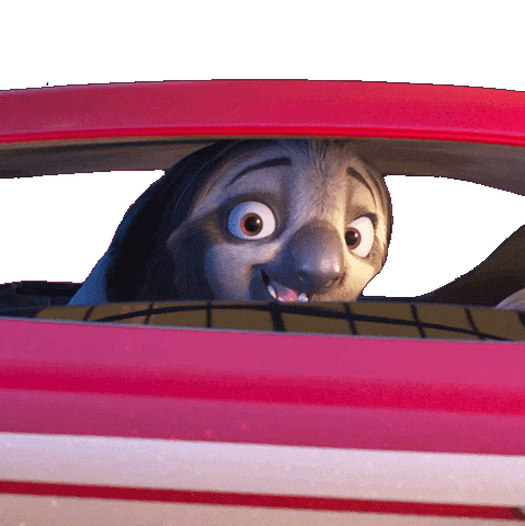 Car Roll Down Sticker by Walt Disney Animation Studios