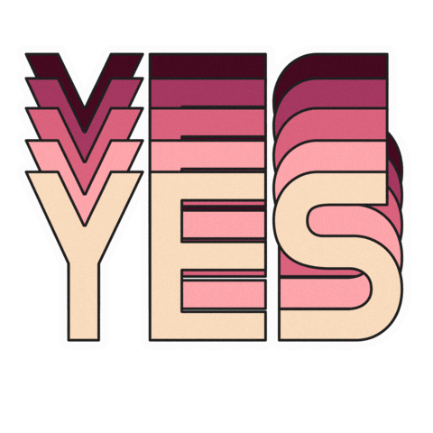 Animation Yes Sticker