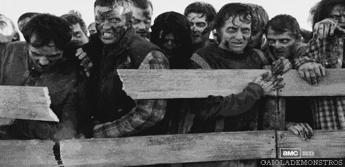 the walking dead zombies GIF
