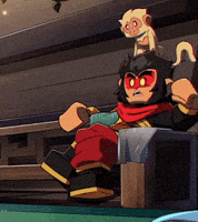 Monkey Lego GIF