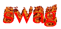 Fire Burning Sticker