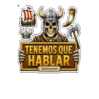 Skull Hablar Sticker