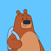 Good Morning Bear GIF by My Neighbor Alice