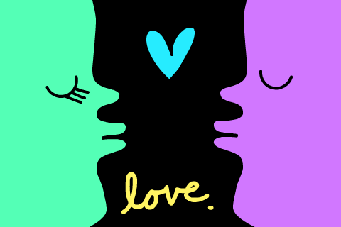 Heart Love GIF by GIPHY Studios 2018