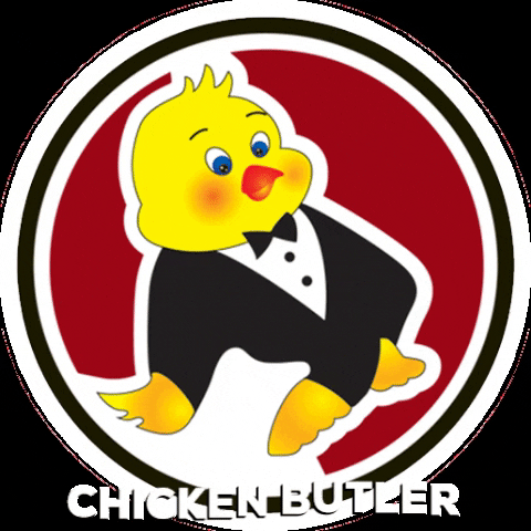 chickenbutler giphygifmaker chickenbutler chicken butler GIF