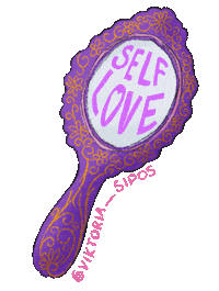 Fashion Mirror Sticker by siposviki