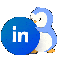Connects Social Media Sticker by Pudgy Penguins
