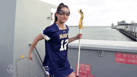Womens Lacrosse Celebration GIF by Navy Athletics