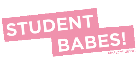 pink college Sticker