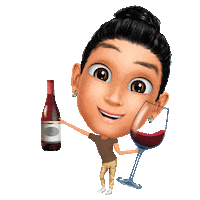 Wine Carloscarojr Sticker by Genies