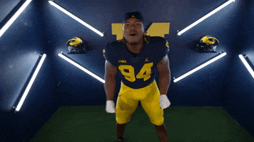 Go Blue College Football GIF by Michigan Athletics