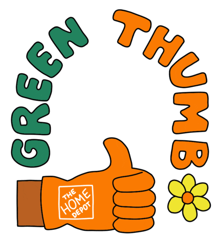 Spring Thumbs Up Sticker by The Home Depot