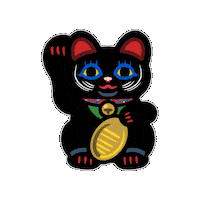 Cat Money Sticker