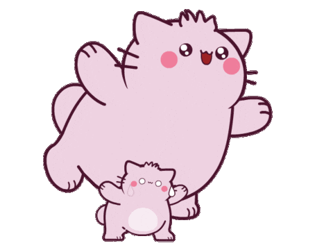 Work Out Cat Sticker by Pembe