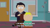 butters stotch interview GIF by South Park 