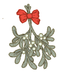 Winter Mistletoe Sticker