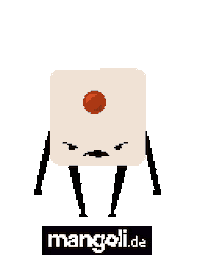 Mangolide fire rage anger burn Sticker