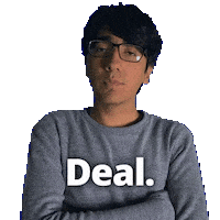 Deal Dealing Sticker