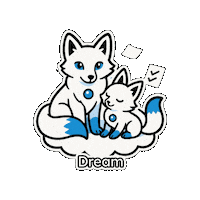 Dreamland Blueaesthetic Sticker