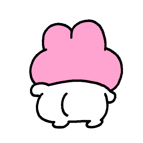 pikuiku giphyupload bunny rabbit hips Sticker