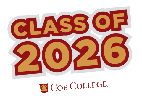 Class Of 2026 Sticker by Coe College