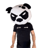 MadpandaMsport victory race week dancing panda happy panda Sticker
