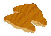 swonstudios paris bread french butter Sticker