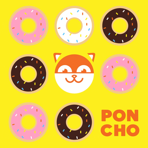National Donut Day GIF by Poncho