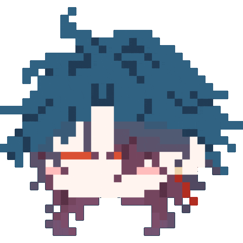 Pixel Blade Sticker