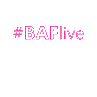 B-A-F baf studentsofbaf baflive Sticker