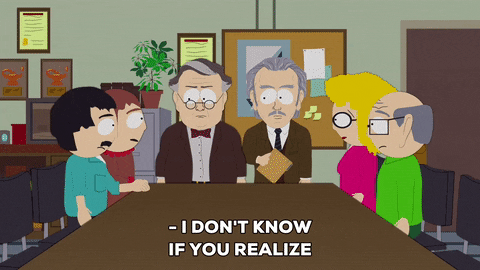 randy marsh talking GIF by South Park 