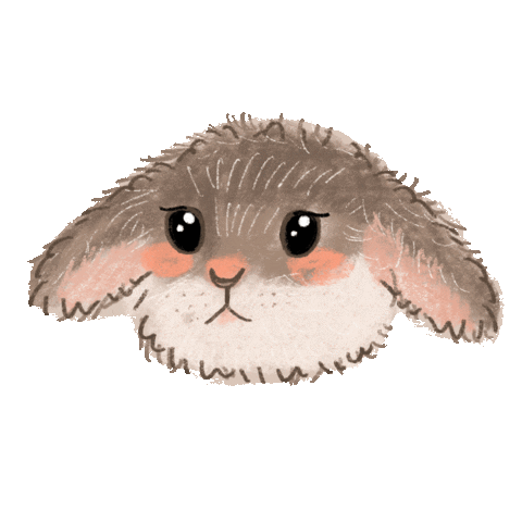 Happy Rabbit Sticker