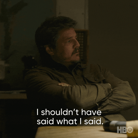 Sorry Pedro Pascal GIF by HBO