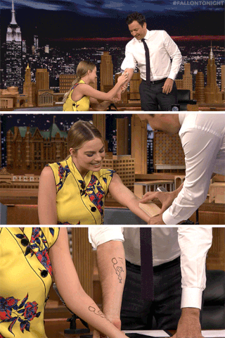 Jimmy Fallon Tattoos GIF by The Tonight Show Starring Jimmy Fallon