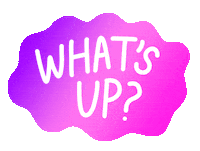Whats Up Hello Sticker by megan lockhart