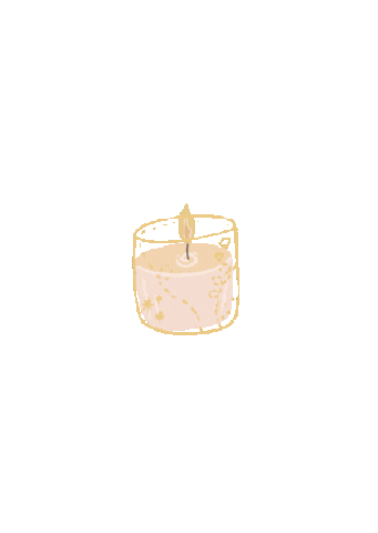 Night Candle Sticker