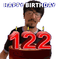 122 Years Old Sticker