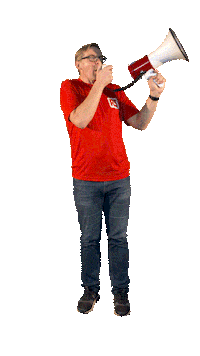 Rs Megaphone Sticker by Tom Noeding